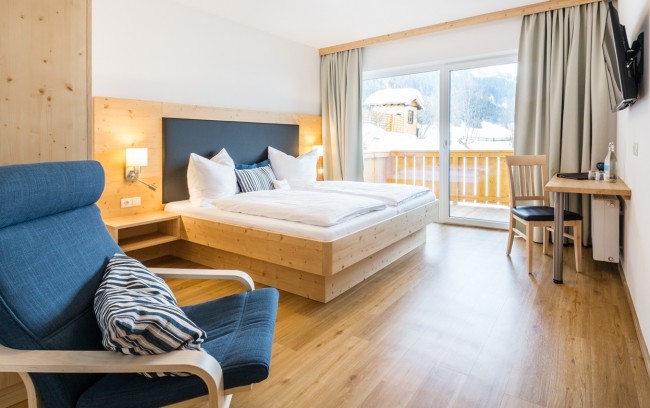 Großzügige Aufteilung bei den Doppelzimmern mit Verbindungstür