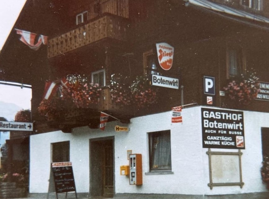 Altes Foto des Gasthof Botenwirt