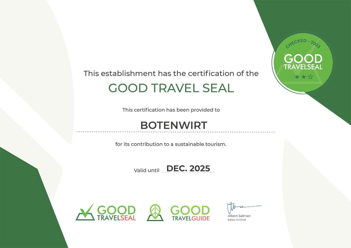 Good Travel Seal Zertifizierung