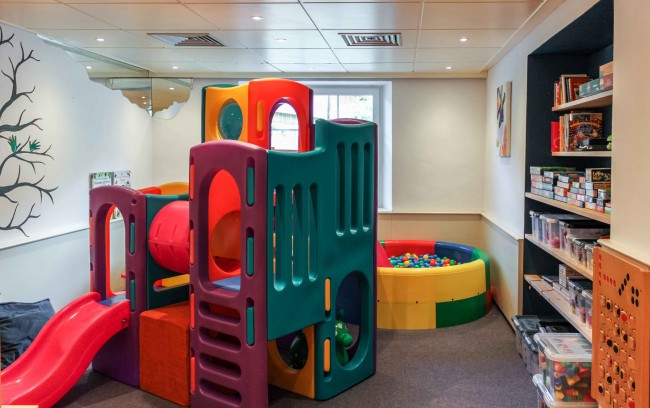 Kinderspielzimmer, direkt beim Restaurant