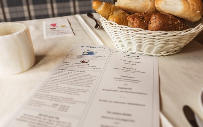 Der Tagesbote mit Informationen rund um unser Hotel und die Umgebung