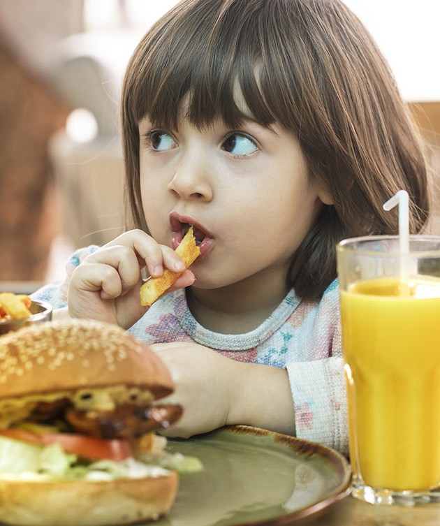 Bei uns steht immer ein eigenes Kindergericht zur Auswahl