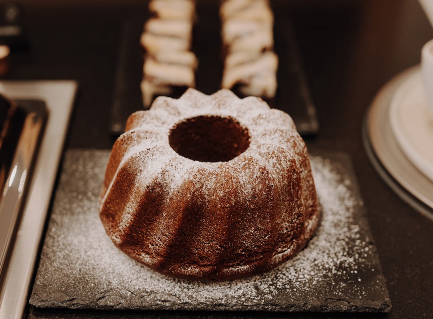 Auswahl an hausgemachten Kuchen bei der Nachmittagsjause im Hotel Botenwirt