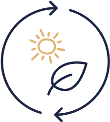 Eine Kochm&uuml;tze mit einer stilisierten Sonne darauf