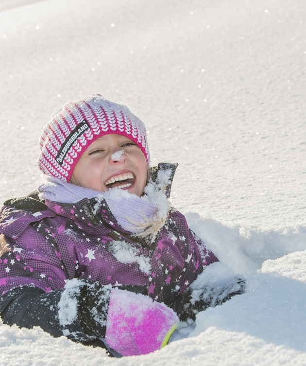 Playing on our snow playground © Salzburger Land Tourismus
