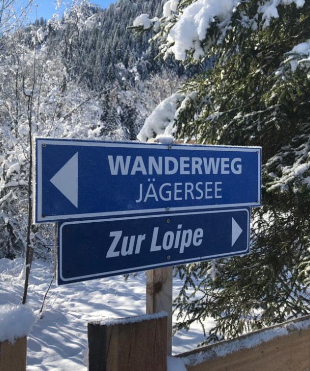 Over 20km of prepared winter hiking trails are waiting for you