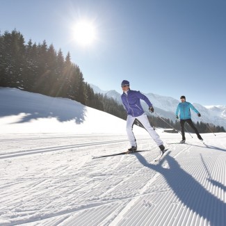 Die Langlaufloipe startet direkt hinter unserem Haus © Wagrain-Kleinarl Tourismus