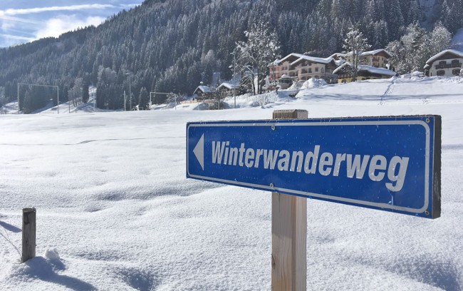 Winterwanderweg in Kleinarl