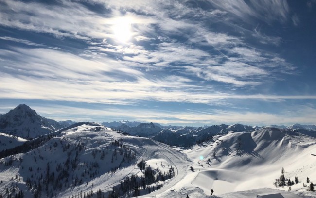 So muss Winter sein, kalt und sonnig 